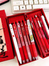 斑馬牌（ZEBRA）日本筆斑馬紅筆教師節(jié)禮盒裝紅色中性筆女老師批卷改學(xué)生送班主任 【教師節(jié)禮盒】四大品牌組合5支 0.5mm x 其他/other 曬單實拍圖