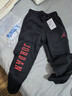Jordan耐克AJ童裝男童加絨長(cháng)褲冬季保暖兒童針織運動(dòng)褲子 曬單實(shí)拍圖