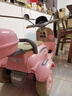 HIMEILI兒童電動(dòng)摩托車(chē)可坐雙人遙控三輪車(chē)1-6歲男女孩寶寶可駕駛玩具車(chē) 粉色雙驅+12V9A+軟座+遙控 曬單實(shí)拍圖