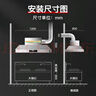 志高（CHIGO）商用油煙機凈化一體機不銹鋼煙罩商業(yè)抽油煙凈化器低空大吸力排煙罩大功率抽煙機廚房吸煙機設備 1m高配 單電機【1200w觸摸屏】 自行安裝 曬單實(shí)拍圖