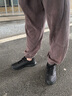安踏男鞋運動(dòng)棉鞋男秋冬季加厚皮面防水高幫保暖防風(fēng)運動(dòng)鞋跑步鞋男子 【推薦加絨保暖皮面防水】黑 42 （8.5碼） 曬單實(shí)拍圖