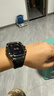 君自名適用AppleWatchUltra2表帶AppleWatch Ultra3蘋(píng)果S10手表帶iWatchUltra保護殼iWatch10表殼S11一體 【透黑】表殼+黑膠帶（黑蝴蝶扣） iWatc 曬單實(shí)拍圖