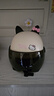 踏燕3C認證hellokitty頭盔電動(dòng)車(chē)kt貓四季秋冬可愛(ài)女士?jì)和踩?KT貓A款+kt黑粉+花花 3C認證 高清防曬鏡片 曬單實(shí)拍圖