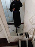 莫央秋季套裝女2025新款爆款高級感歐貨假兩件衛衣半身裙氣質(zhì)兩件套 黑色 M 【建議105-115】 曬單實(shí)拍圖