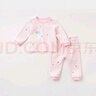 戴維貝拉兒童內衣套裝秋季女童秋衣秋褲童裝小童寶寶家居服睡衣 曬單實(shí)拍圖