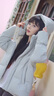 鴨鴨（YAYA）短款羽絨服女2025新款90絨小個(gè)子甜美氣質(zhì)百搭休閑加絨短外套HT 藕粉色 S (155) 曬單實(shí)拍圖