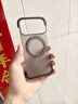 韓諾【無邊框支架殼】適用蘋果17promax手機殼iphone17pro防摔磁吸360°旋轉(zhuǎn)支架鏡頭保護膚感簡約新款 【透黑】無邊裸感·360°旋轉(zhuǎn)支架 iPhone 17 Pro Max 曬單實拍圖