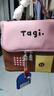 Tagi.機靈小房子防水便攜洗漱包大容量化妝包 莓果榛子 曬單實(shí)拍圖