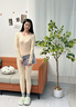 鴨鴨（YAYA）【鵝絨天絲】新品保暖內衣女德絨發(fā)熱加絨加厚秋衣秋褲套裝打底衫 曬單實(shí)拍圖