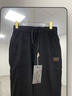 羅蒙（ROMON）束腳褲子秋季男棉彈柔順抗皺防風(fēng)休閑運(yùn)動(dòng)抽繩休閑男裝褲 黑 XL 曬單實(shí)拍圖