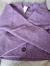 優(yōu)衣庫女裝舒芙蕾針織短開(kāi)衫/外套空調衫通勤25秋冬新款478339 73 青紫色 S /155/80A 曬單實(shí)拍圖