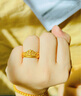 周生生 足金愛(ài)情密語(yǔ)皇冠黃金戒指開(kāi)口戒金飾品90227R計價(jià) 3.12克(含工費100元) 曬單實(shí)拍圖