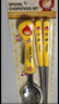 樂(lè )扣樂(lè )扣（LOCK&LOCK）兒童勺筷套裝進(jìn)口小學(xué)生餐具304不銹鋼卡通湯勺筷 筷子勺子組合 曬單實(shí)拍圖