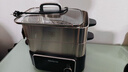 九陽(yáng)（Joyoung）電蒸鍋 18.5L大容量三層0涂層304不銹鋼可預約  家用多功能涮火鍋燉蒸煮一體電熱鍋多用途鍋GZ998 曬單實(shí)拍圖