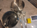 RAZ 德國不粘鍋炒鍋316不銹鋼炒菜鍋少油煙家用烹飪鍋具平底炒鍋燃氣灶電磁爐通用 [旗艦款]30內(nèi)徑，32外徑雙面蜂窩（有側(cè)耳） 曬單實拍圖