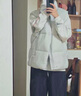 森馬（Semir）輕松羽絨|森馬羽絨馬甲男冬發(fā)熱三防外套面包服百搭 晨灰20154 L 曬單實(shí)拍圖
