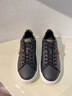 VERSACE/范思哲 【新品】男士休閑鞋 2B130-黑色+金色 39 曬單實(shí)拍圖