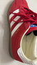 阿迪達斯（adidas）三葉草男女鞋GAZELLE INDOOR低幫休閑鞋IF1808紅白38 曬單實(shí)拍圖