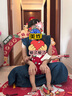 UR2025夏季新款女裝復(fù)古牛仔荷葉邊牛仔連衣裙UWG850114 藍(lán)色1 XL 曬單實(shí)拍圖