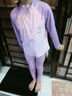 優(yōu)優(yōu)1點(diǎn)（Yoyo one）女童一體織騎行褲2025新款春季兒童戶(hù)外專(zhuān)業(yè)坐墊運動(dòng)騎車(chē)打底長(cháng)褲 19315紫色騎行褲【帶抑菌屁墊】 170 (L) （適用身高 160-175cm） 曬單實(shí)拍圖