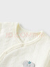 童泰（TONGTAI）嬰兒連體衣秋冬季純棉保暖寶寶衣服新生兒哈衣爬服睡衣提花 白色 80cm 曬單實(shí)拍圖