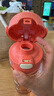 膳魔師（THERMOS）兒童水杯tritan便攜塑料直飲杯小學(xué)生開學(xué)必備小熊貓水壺600ml紅 曬單實(shí)拍圖