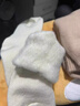 襪子女秋冬款中筒襪加絨加厚短襪月子襪睡眠保暖冬季地板長(cháng)襪女襪 一雙隨機 均碼 加絨中筒襪 曬單實(shí)拍圖