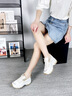 紅蜻蜓女鞋老爹鞋春季新款小白鞋運動(dòng)鞋休閑鞋厚底增高顯瘦輕便跑步鞋 米杏 37 曬單實(shí)拍圖