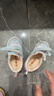 基諾浦（ginoble）學(xué)步鞋 春季1-5歲男女寶寶軟底小童鞋機能鞋耐磨春秋款GW1289 水嫩藍/粉色 22.5 140mm 腳長(cháng)13.6-14.5cm 曬單實(shí)拍圖