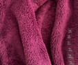 優(yōu)衣庫女裝男裝長(cháng)絨搖粒絨拉鏈茄克/長(cháng)袖外套夾克冬新款479611 76 紫色 XL 曬單實(shí)拍圖