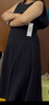 太平鳥女裝連衣裙黑珍珠船領(lǐng)吊帶女夏彈力簡(jiǎn)約長(zhǎng)款裙子 黑色 M 曬單實(shí)拍圖