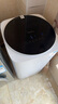 美的（Midea）迷你洗衣機 MB30VH36E 3KG嬰兒小型兒童內(nèi)衣洗衣機 全自動波輪 高溫煮洗 除菌除螨宿舍 以舊換新 曬單實拍圖