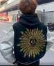 鹿同學(xué)光明之眼vibe刺繡美式棒球服網(wǎng)紅夾克男女同款情侶百搭高街外套潮 光明之眼棒球服 高版本 L 曬單實(shí)拍圖
