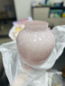 貞喜氣復古大肚琉璃花瓶客廳玄關(guān)插花擺件餐桌花瓶擺件輕奢高級感 粉色 23cm 曬單實(shí)拍圖