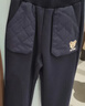 PawinPaw卡通小熊童裝秋冬男童加絨針織褲休閑運動(dòng)長(cháng)褲 Navy藏青色/59 110 曬單實(shí)拍圖