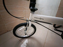 大行（DAHON）折疊自行車(chē)16英寸YUKI超輕迷你便攜男女式通勤單車(chē)KT610 白色  曬單實(shí)拍圖