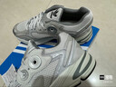 adidas JENNIE同款貝果鞋ASTIR厚底增高運動(dòng)老爹鞋阿迪達斯三葉草   白/灰   38 曬單實(shí)拍圖