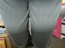 Olrain歐芮兒2025新款女裝秋季磨毛通勤直筒西褲高腰垂感通勤休閑褲 灰色 S 155/64A/S 曬單實(shí)拍圖