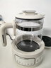 摩飛電器（Morphyrichards）全玻璃養生壺家用燒水壺多段控溫電熱水壺極速風(fēng)冷恒溫壺沖奶泡奶機MR5602 1.2L 椰奶白 曬單實(shí)拍圖
