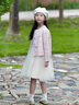 G.DUCKKIDS小黃鴨女童連衣裙秋裝2025新款洋氣兒童小香風(fēng)公主裙外套女孩裙子 粉色 120 建議5~6歲【110-120cm】cm 曬單實(shí)拍圖