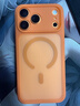 億色（ESR）Ai按鍵全包適用iPhone17promax手機殼蘋(píng)果17promax保護套17pm透明硅膠軟殼超薄磁吸鏡頭防摔星宇橙 曬單實(shí)拍圖