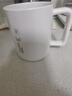 炊大皇陶瓷杯馬克杯茶杯 經(jīng)典黑白泡茶杯咖啡杯早餐杯果汁水杯白色420ml 曬單實(shí)拍圖