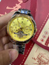 勞力士王子瑞士新款手表陀飛輪機械表鏤空夜光防水名牌進(jìn)口時(shí)尚商務(wù)專(zhuān)用男表 R3238-間金金面鋼帶款 42mm 曬單實(shí)拍圖