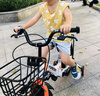永久（FOREVER）兒童自行車男女款小孩單車可折疊腳踏車4-6-8-10歲輔助輪16寸橙色 曬單實(shí)拍圖