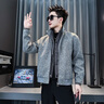 杰遜斯座山雕男裝冬季棉襖外套2025新款棉衣短款高級感痞帥連帽休閑棉服 CF147灰白色 L 曬單實(shí)拍圖