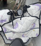 綠源（Luyuan）電動(dòng)車(chē)冬季擋風(fēng)被加厚電瓶車(chē)摩托車(chē)保暖加厚擋風(fēng)被 白色-月亮兔【護面護頸】 曬單實(shí)拍圖