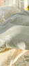 南極人抗菌親膚100%純棉四件套新疆棉床上用品床單被套200*230cm適用1.5/1.8米床 曬單實(shí)拍圖