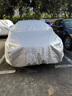 大昌攬月汽車(chē)車(chē)衣全車(chē)罩防曬防雨隔熱防冰雹真牛津布防塵加厚罩套四季通用 銀白色【600D真牛津布】雙層加厚+收納袋 本田CRV雅閣XRV思域URV皓影繽智 曬單實(shí)拍圖
