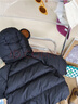 G.DUCKKIDS童裝兒童羽絨服冬季24新款男女童外套90白鴨絨小熊耳朵防寒服寶寶 黑色 100 尺碼2~3歲【 90-100cm】 曬單實拍圖