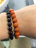 石玥珠寶精品9-10mm涼山南紅瑪瑙手串本命年轉運珠手鏈男女士款禮物 曬單實(shí)拍圖